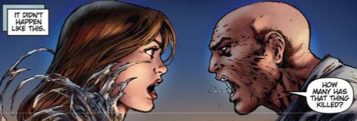 Witchblade: Demon Reborn #2 (of 4) panel with Sara