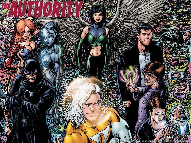The Authority Cover Spread with Apollo and Midnighter