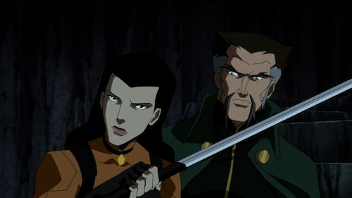 Ra's al Ghul has an eye for necklaces apparently.