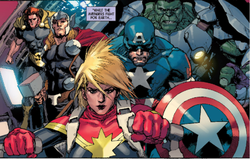Avengers #23 panel