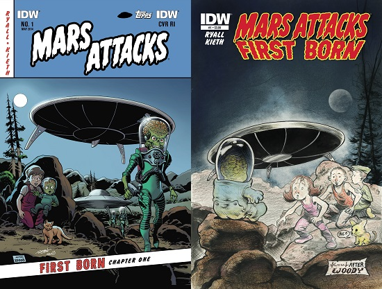 Mars Attacks: First Born Covers