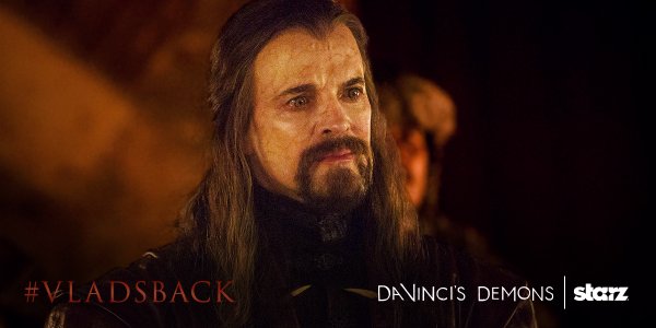 Paul Rhys as the vicious Vlad the Impaler. Da Vinci's Demons season three, episode eight. Photo by Starz.
